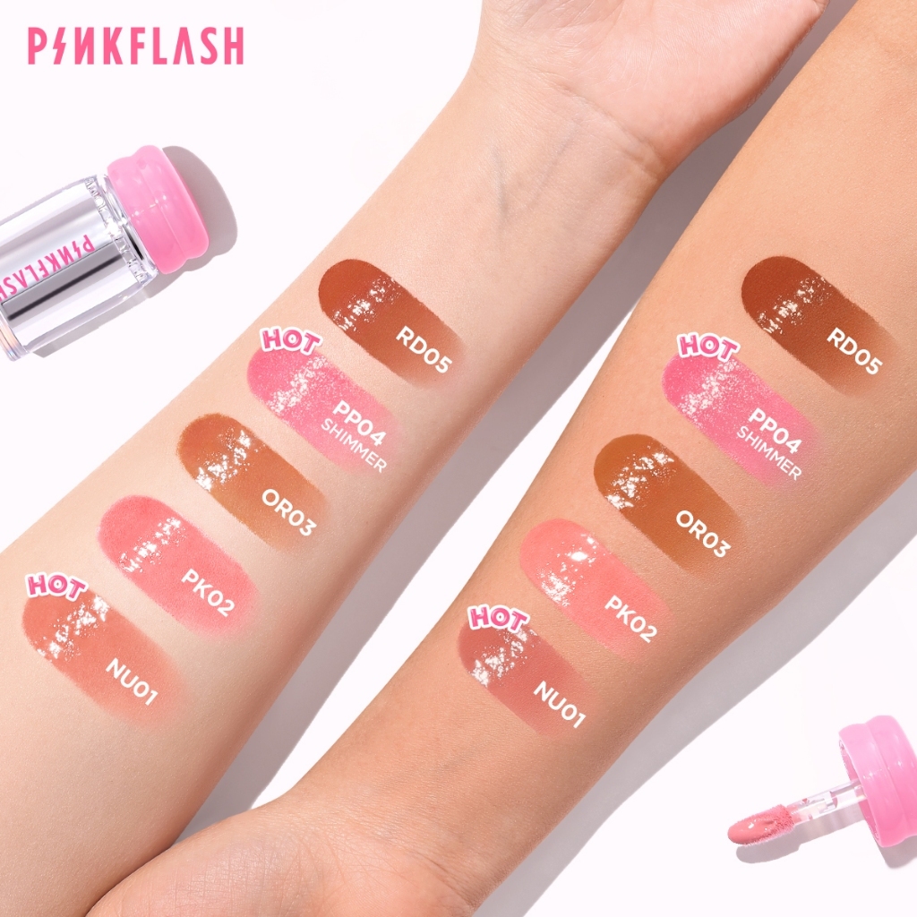 pinkflash smooth velvet blush 2.3g/blush on/perona pipi pinkflash smooth velvet blush 2.3g/blush on/perona pipi