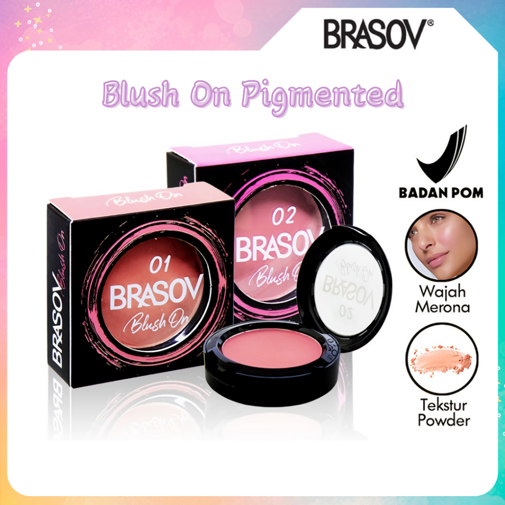 brasov blush on pigmented 4.5g/perona pipi brasov blush on pigmented 4.5g/perona pipi