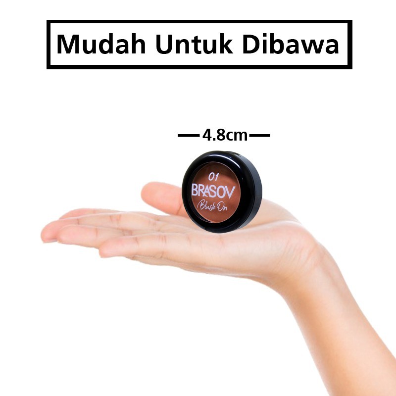 brasov blush on pigmented 4.5g/perona pipi brasov blush on pigmented 4.5g/perona pipi