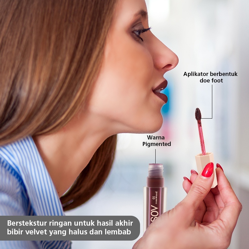 brasov lip cream velvet 4g/lipstick/lip matte brasov lip cream velvet 4g/lipstick/lip matte