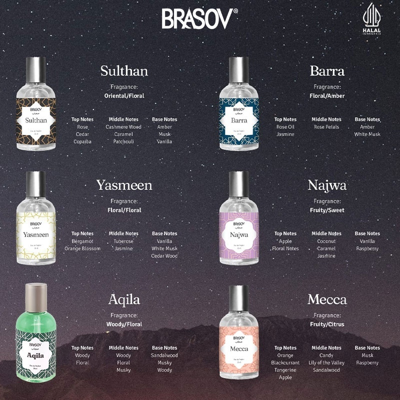 brasov eau de parfum hijab 35ml/women perfume/men perfume brasov eau de parfum hijab 35ml/women perfume/men perfume