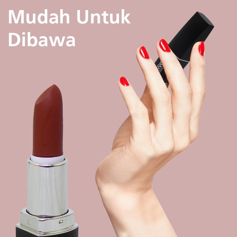 brasov lipstick matte pigmented 3.8g/lip cream/lip matte/lip velvet brasov lipstick matte pigmented 3.8g/lip cream/lip matte/lip velvet