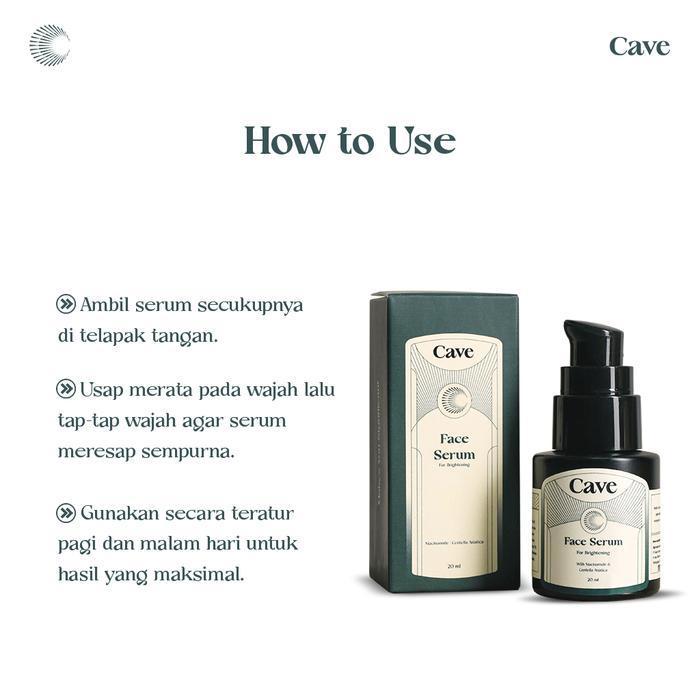 cave face serum for brightening 20ml/serum wajah cave face serum for brightening 20ml/serum wajah