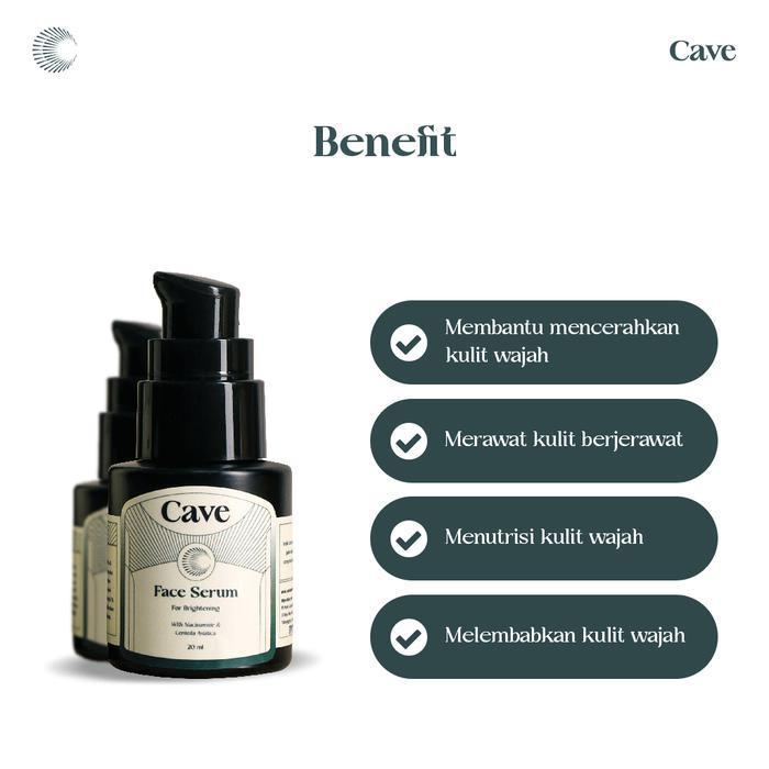 cave face serum for brightening 20ml/serum wajah cave face serum for brightening 20ml/serum wajah