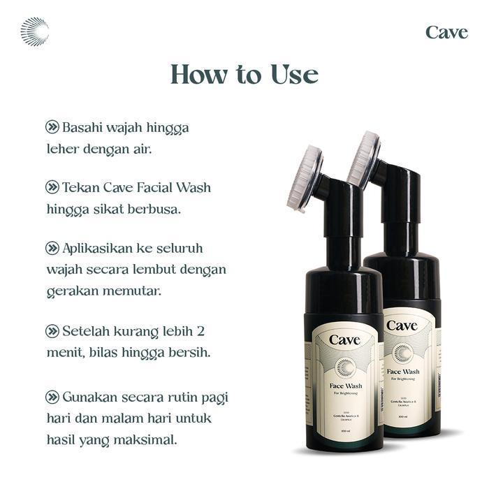 cave face wash for brightening 100ml/pembersih wajah cave face wash for brightening 100ml/pembersih wajah