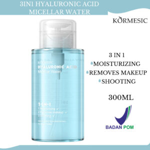 kormesic hyaluronic acid micellar water 300ml/pembersih make up
