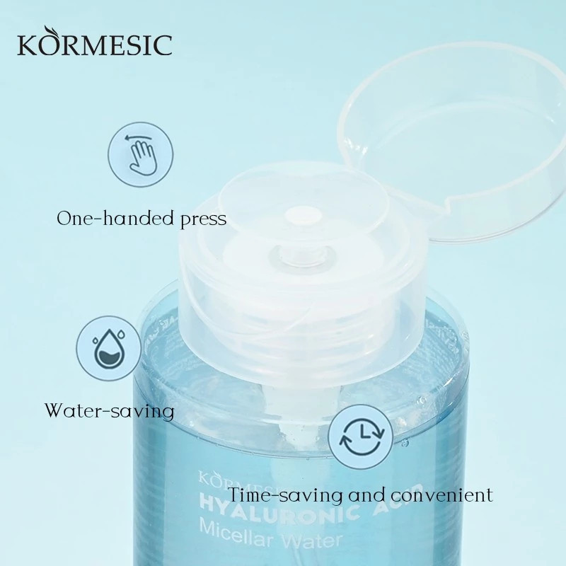 kormesic hyaluronic acid micellar water 300ml/pembersih make up kormesic hyaluronic acid micellar water 300ml/pembersih make up
